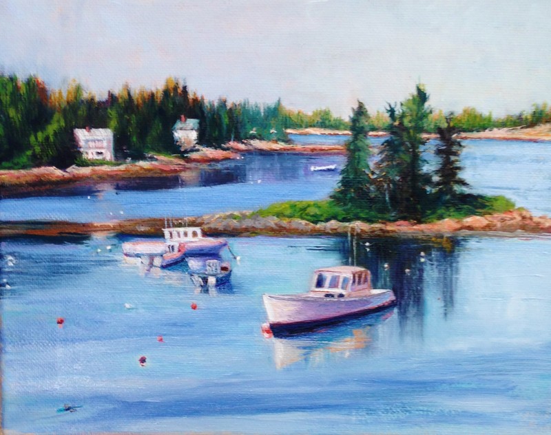 Serene Harbor
Port Clyde, Maine
Oil 8x10
2015