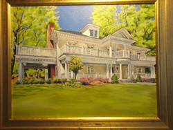  The Lynch Residence, Greenwich, Ct.
Oil 11X14
