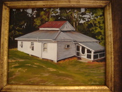 Cabin at the Farm - Oglethorpe County, Crawford, Ga.
Oil 8X10 